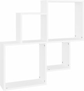 vidaXL Wandschap 80x15x78,5 cm bewerkt hout artisanaal
