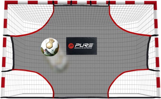 Pure2Improve Filet d'Entraînement PE Gris Football Ballon Jeu d'Extérieur 