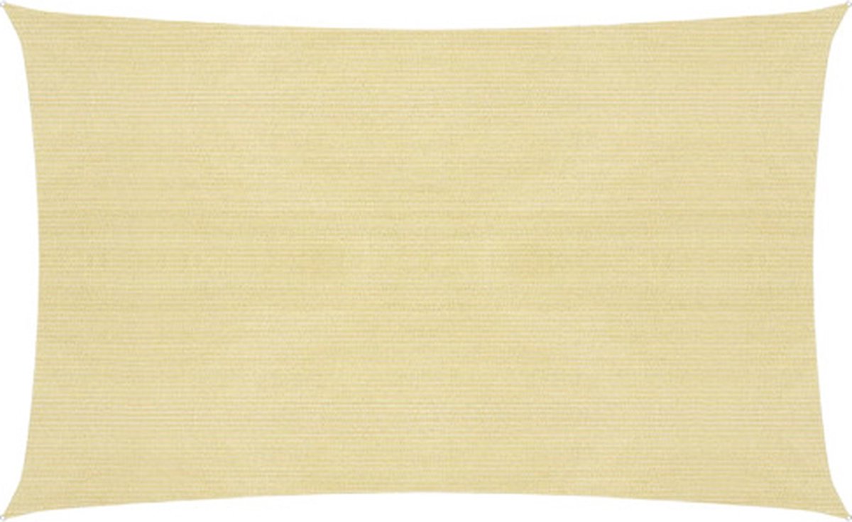 vidaXL-Zonnezeil-160-g/m²-3x6-m-HDPE-beige