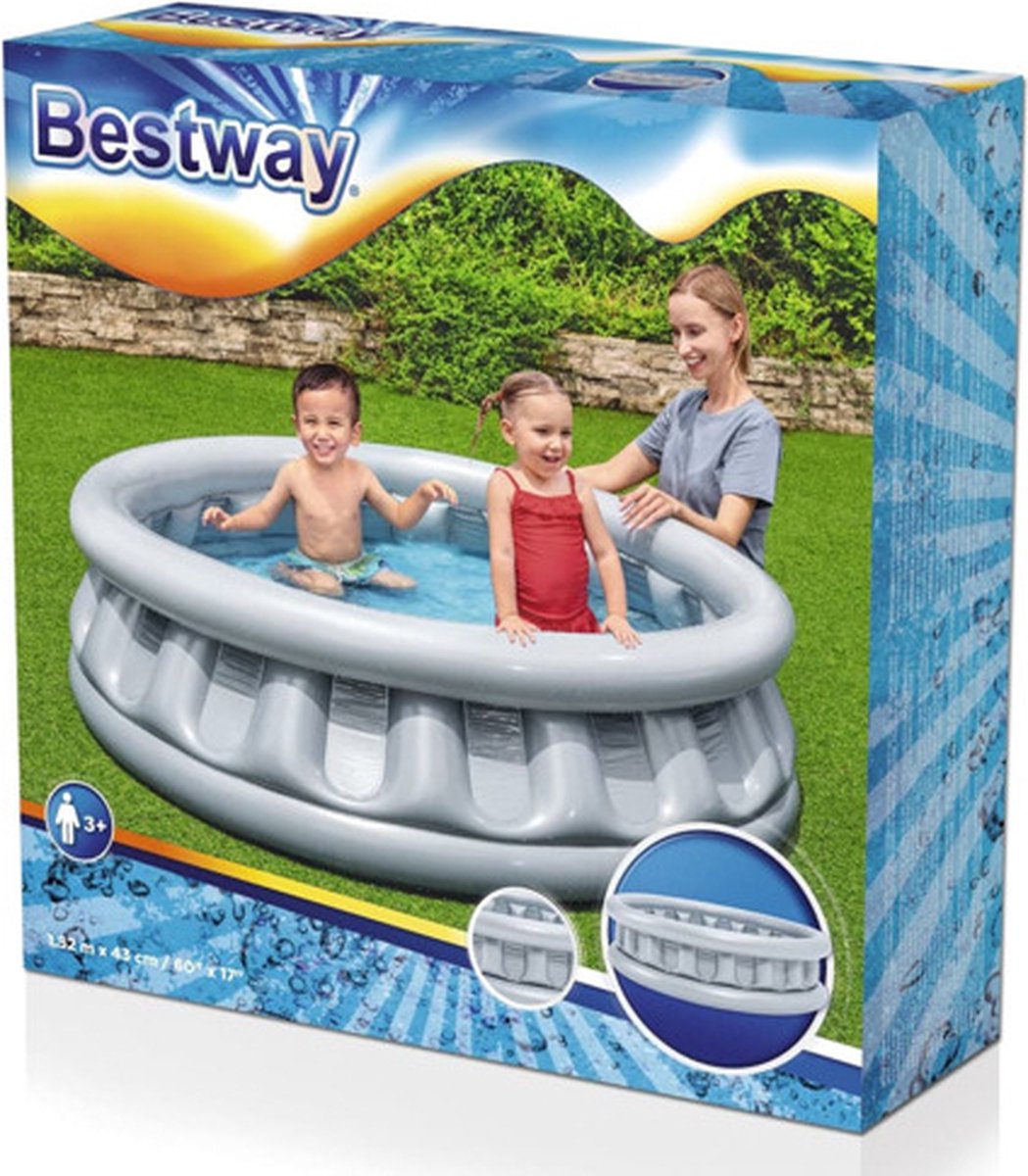 Bestway Opblaasbaar Kinderzwembad Ruimteschip - 152 x 33 cm — afbeelding 9