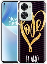 OnePlus Nord 2T Hoesje Ti Amo - Designed by Cazy