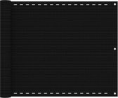 vidaXL-Balkonscherm-75x400-cm-HDPE-zwart