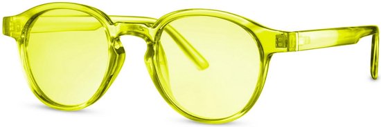 Joboly Transparante Bril - Geel Frame - Gele Lenskleur - Dames en Heren