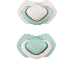 Canpol Babies PURE COLOR Set symmetrische siliconen fopspenen -2 stuks | 0-6 maanden