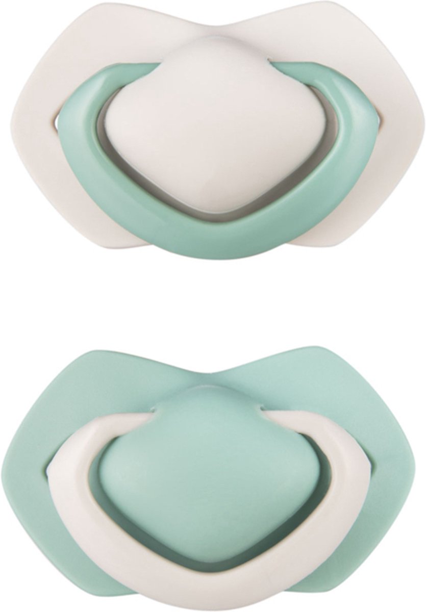 Canpol Babies PURE COLOR Set symmetrische siliconen fopspenen -2 stuks | 0-6 maanden