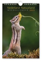 Bekking & Blitz - Weeknotitiekalender 2023 - Nederland Natuurland weekkalender 2023 - Wandkalender - 17 x 25 cm - Museumkalender - Rijk geïllustreerd - Voorzien van weeknummers