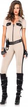 Politie agent catsuit / kostuum voor dames - inclusief accessoires S