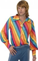 Regenboog 70s shirt 52-54 (l)
