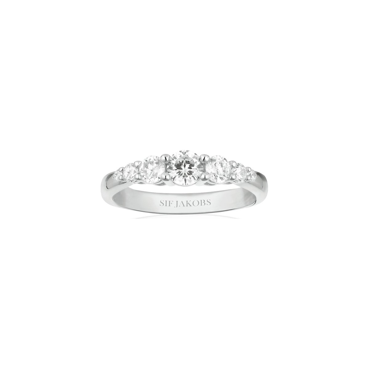 Sif Jakobs juwelen dames De ring 925 sterling zilver Zirkonia 54 Zilver 32019265