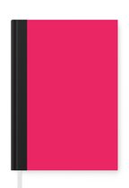 Notitieboek - Schrijfboek - Karmijn - Kleuren - Palet - Roze - Notitieboekje klein - A5 formaat - Schrijfblok