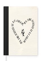 Notitieboek - Schrijfboek - You will forever be my always - Verliefd - Quotes - Relatie - Spreuken - Notitieboekje klein - A5 formaat - Schrijfblok