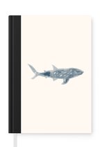 Notitieboek - Schrijfboek - Zeedieren - Zee - Waterverf - Notitieboekje klein - A5 formaat - Schrijfblok