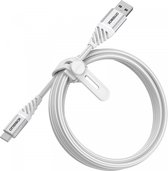 OtterBox Premium USB-A naar USB-C Kabel 3A 2 Meter Wit