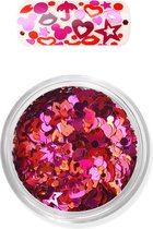 Moyra Nail art Glitter Mix Rainbow Love nr 2 RED