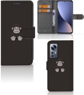 Telefoonhoesje Xiaomi 12 | 12X Wallet Book Case Verjaardagscadeau Gorilla
