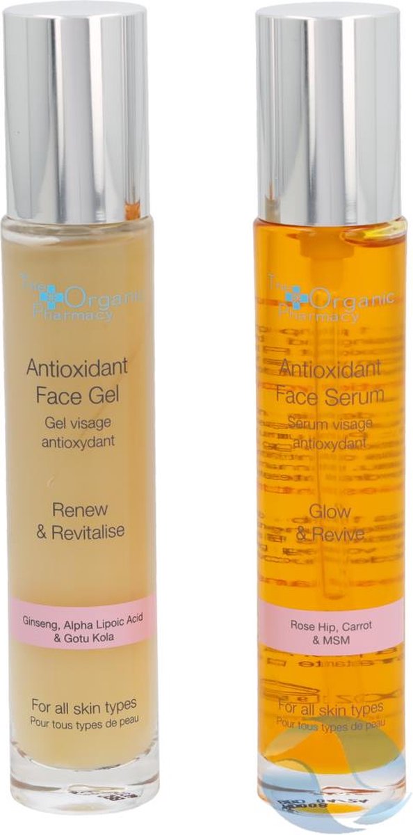 The Organic Pharmacy - Antioxidant Face Gel & Antioxidant Face Serum Duo - 2 x 35 ml