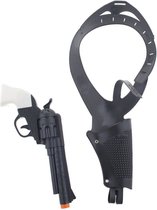 Verkleed speelgoed holster met een revolver/pistool voor kinderen