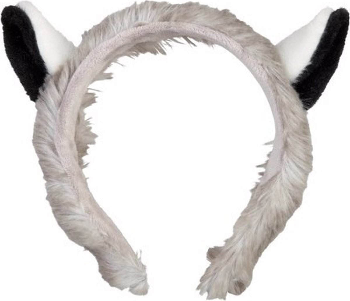 Carnaval verkleed ringstaart maki aap hoofdband met oortjes/oren - dierenpak - kinderen