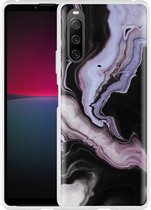 Sony Xperia 10 IV Hoesje Liquid Marble - Designed by Cazy