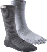 Injinji Liner + Hiker Nüwool hommes 333378 - multicolore charbon Hommes - 37- 44