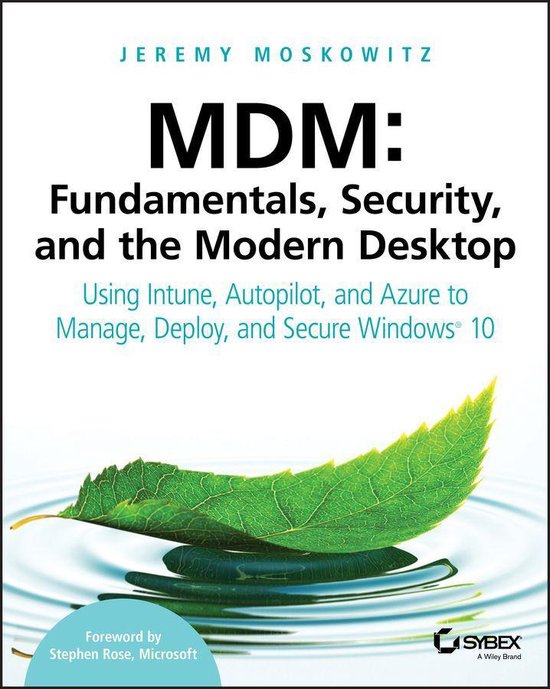 MDM: Fundamentals, Security, and the Modern Desktop - cover