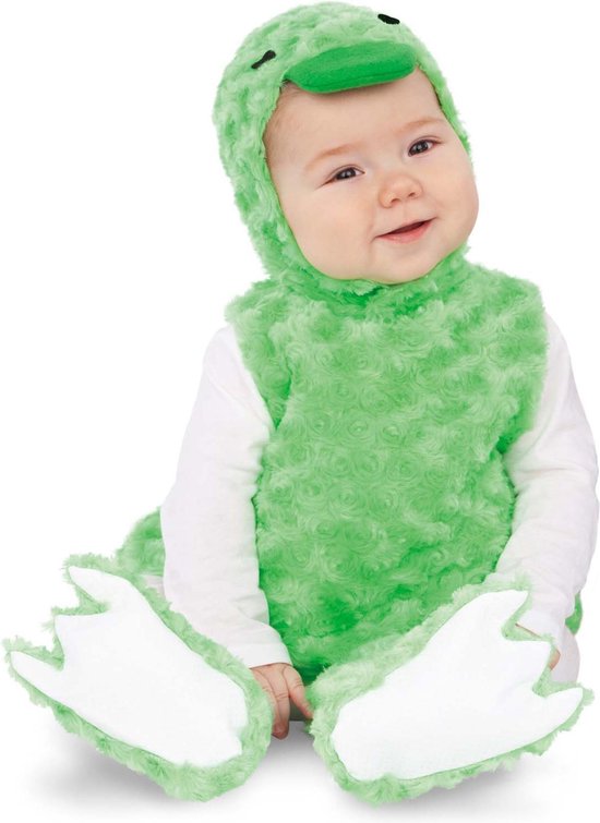 VIVING COSTUMES / JUINSA - Kleine groene eend kostuum voor baby's - 0 - 6 maanden