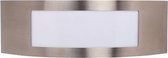 LED Tuinverlichting - Buitenlamp - Manipu 1 - Wand - RVS - E27 - Vierkant - BSE