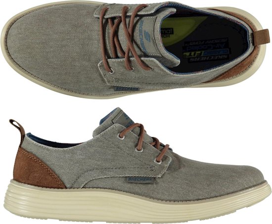 | Skechers Status 2.0 Pexton schoenen heren grijsbruin | Skechers Status 2.0 Pexton schoenen heren grijsbruin