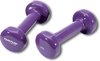 Tunturi Dumbell set - 2 x 1,0 kg - Vinyl - Paars