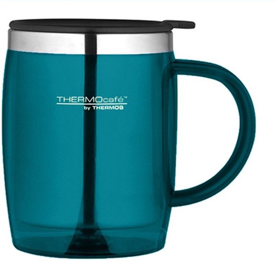 Tasse de bureau Thermos tasse Thermos 450 ml Turquoise | bol.com
