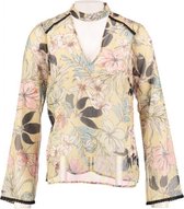 Morgan transparante polyester blouse valt kleiner - Maat 40