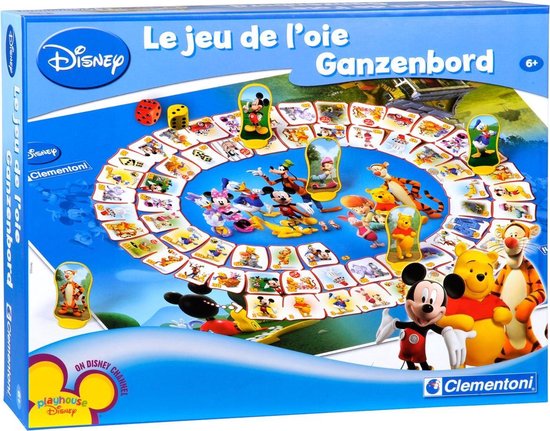 revolutie Cokes contant geld Clementoni Bordspel - Ganzenbord Disney - Gezelschapsspel voor Familie -  Kinderen... | bol.com