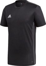Adidas Core 18 T-shirt Kinderen - Zwart | Maat: 152