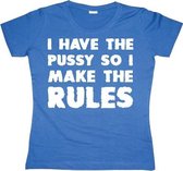 Fun t-shirt I Make the Rules dames L