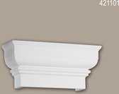 Pilaster kapiteel Profhome 421101 Gevelelement Pilaster Wandpijler Exterieur lijstwerk toscaans stijl wit