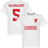 Liverpool Wijnaldum 5 Team T-Shirt - Wit - M
