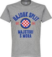 Hajduk Split Established T-Shirt - Grijs - 3XL