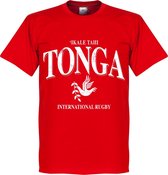 Tonga Rugby T-Shirt - Rood - XS