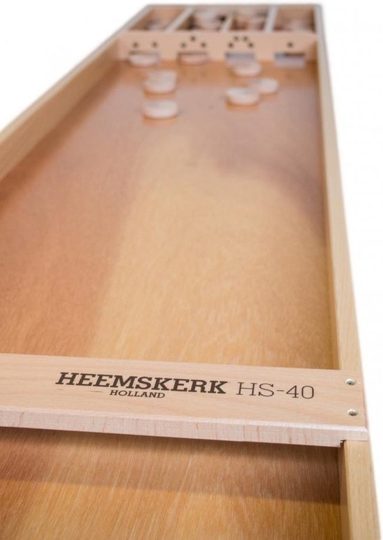 Heemskerk HS-40 Sjoelbak in wedstrijdformaat - Incl. 30 sjoelstenen - Heemskerk Sport