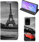 Book Cover Geschikt voor Samsung Galaxy S20 Ultra Eiffeltoren Parijs