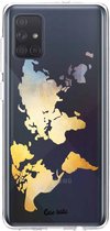 Casetastic Samsung Galaxy A71 (2020) Hoesje - Softcover Hoesje met Design - Brilliant World Print