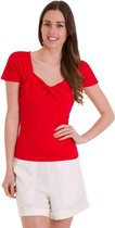 Dancing Days - SHE WHO DARES Top - XL - Rood