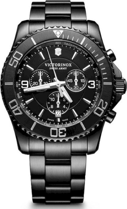 Victorinox Heren horloge 241797 Chronograaf, Lichtwijzer, Tachymeter