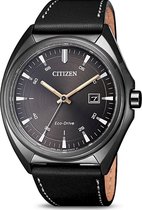 Citizen  AW1577-11H Horloge - Leer - Zwart - Ø 40 mm