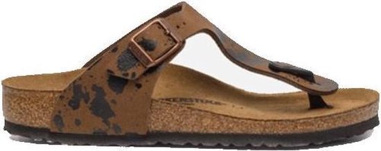 Chaussons Birkenstock Gizeh pour enfants Small fit - Marron - Taille 32
