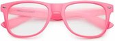 Freaky Glasses® - deluxe spacebril - festival bril - dames en heren - roze