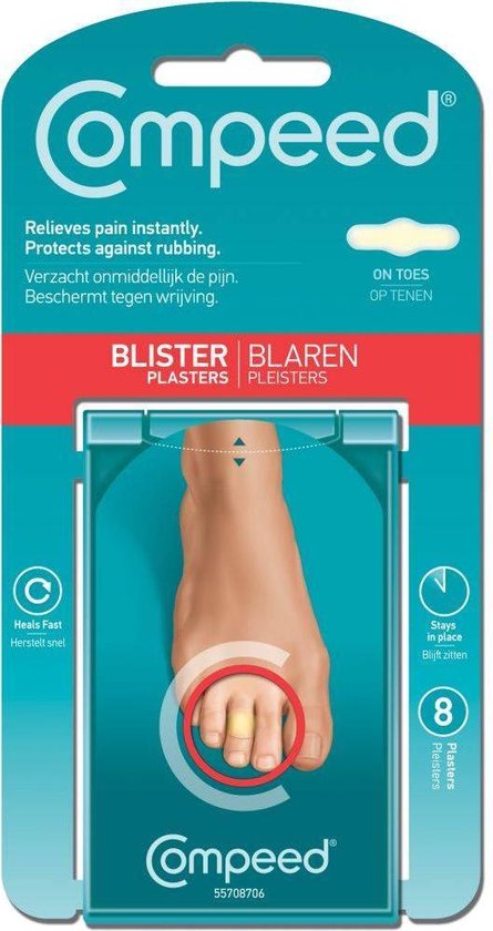 Compeed On Toes - 8 pièces - Pansements Blister | bol.com