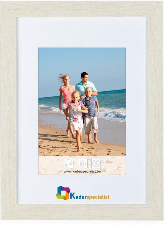 Cadre Photo Plat en Bois - Cadre Photo - 28x35 cm - Glas Transparent - Erable - 25 mm