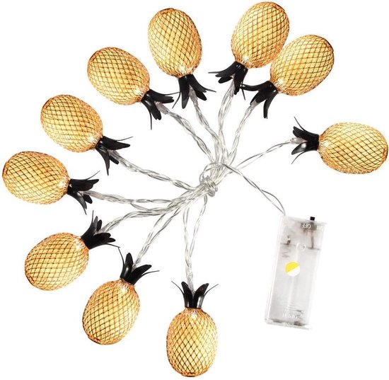 Ananas Decoratie – Lichtsnoer met 10 Lampjes | bol.com