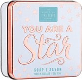 Scottish Fine Soaps Soap In A Tin Sweet Sayings You Are A Star Zeep 100gr